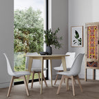 Réno - Round Table for 4 People in Light Wood