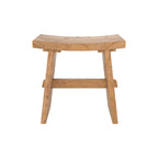 Eka - Taburete de madera de teca reciclada