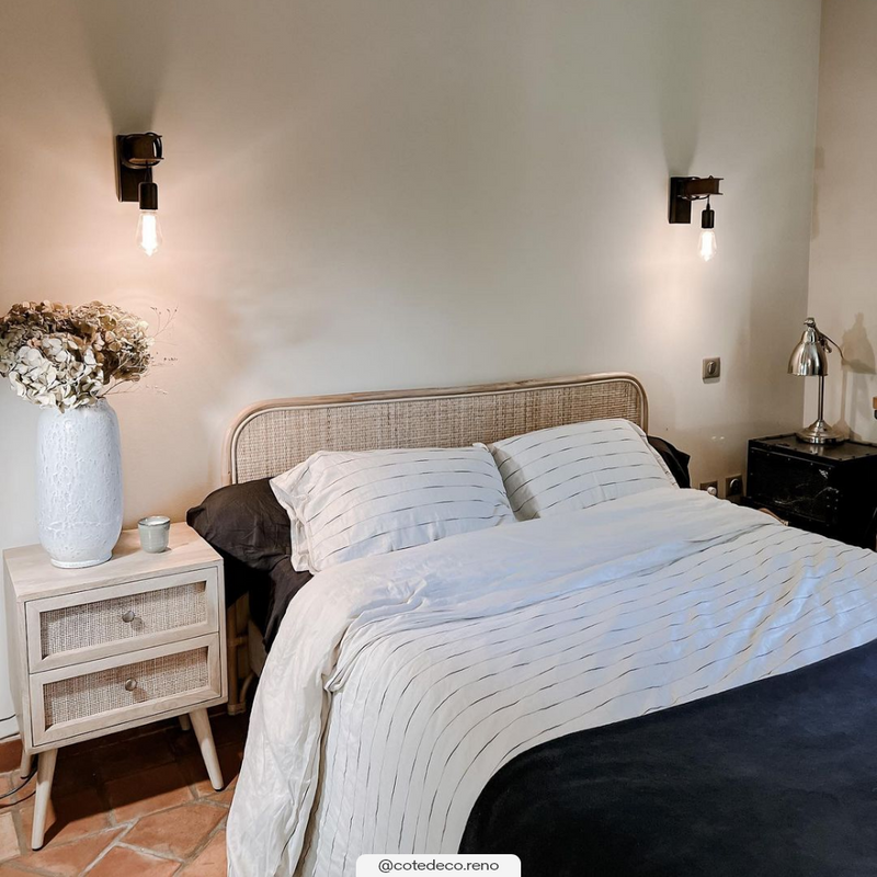 Grace Headboard - Light Brown - 140 cm