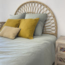 acheter tete de lit en rotin naturel boheme