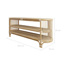 Console Marthe 140 cm en rotin