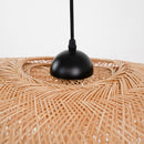 Suspension Anya en bambou naturel D88 cm