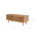 Bormes - Mueble TV de madera de teca