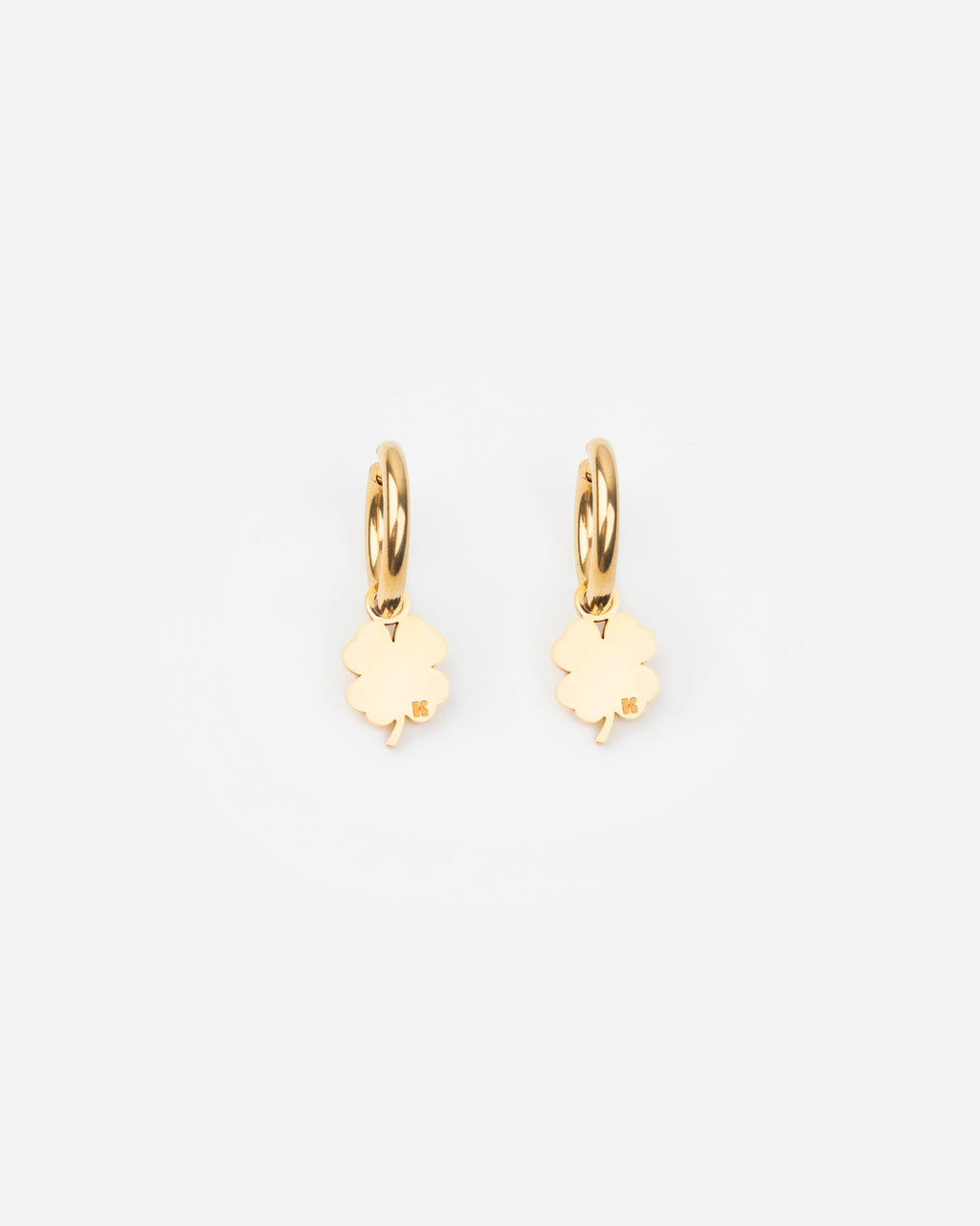 Boucles D'Oreilles Trèfle - Or