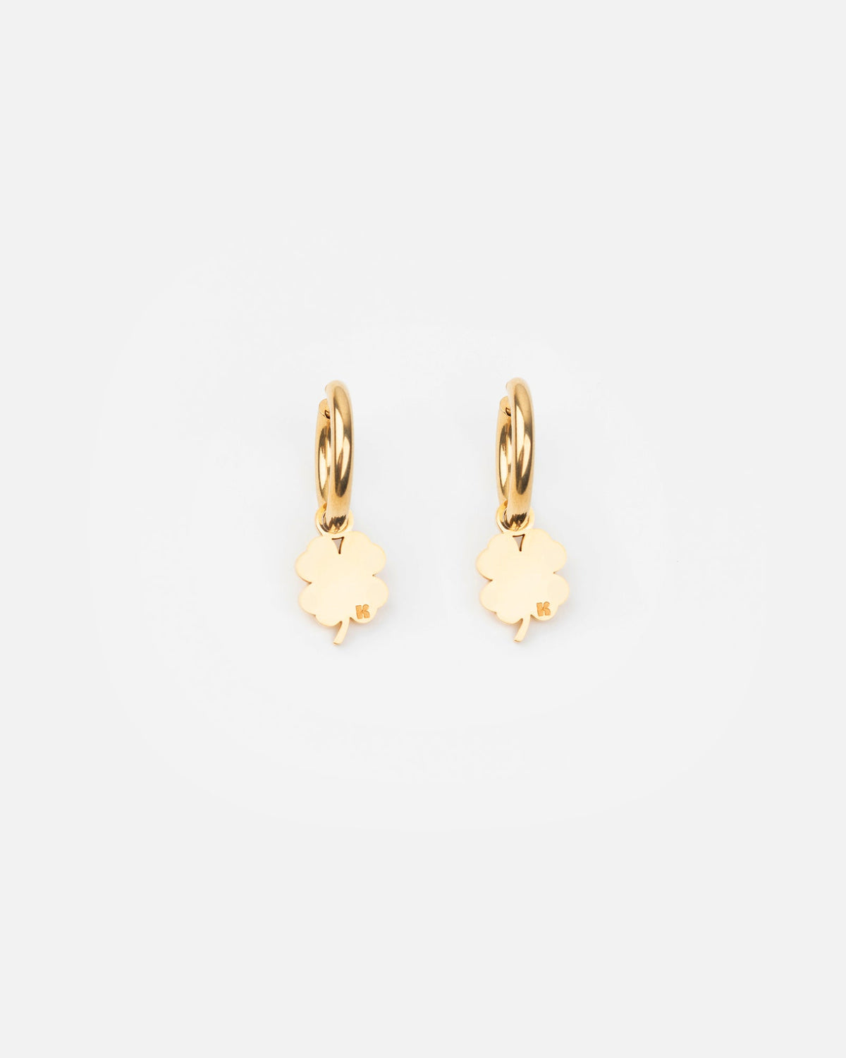 Boucles D'Oreilles Trèfle - Or