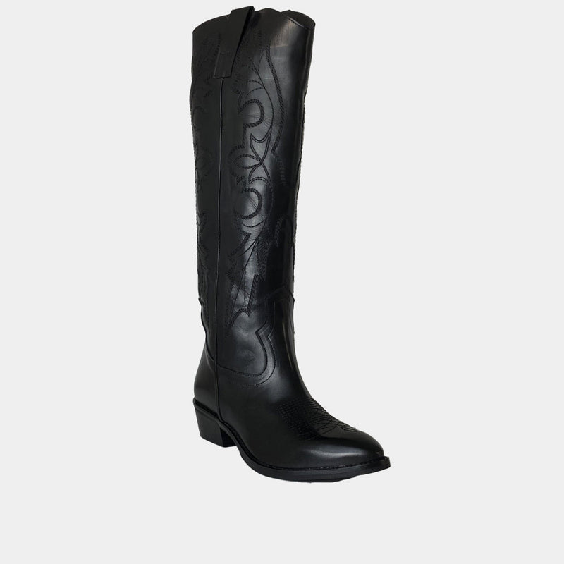 Bottes Ann Tuil Actuel - Cuir Noir