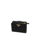 Prada Nylon and Leather French Wallet