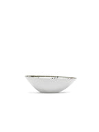 Midnight Flowers - Lot De 2 Bols Bas - L - Porcelaine Bone China - Fiore Rosa