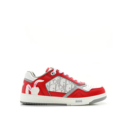 Sneakers - Dior Oblique Rabbit Motif - Red