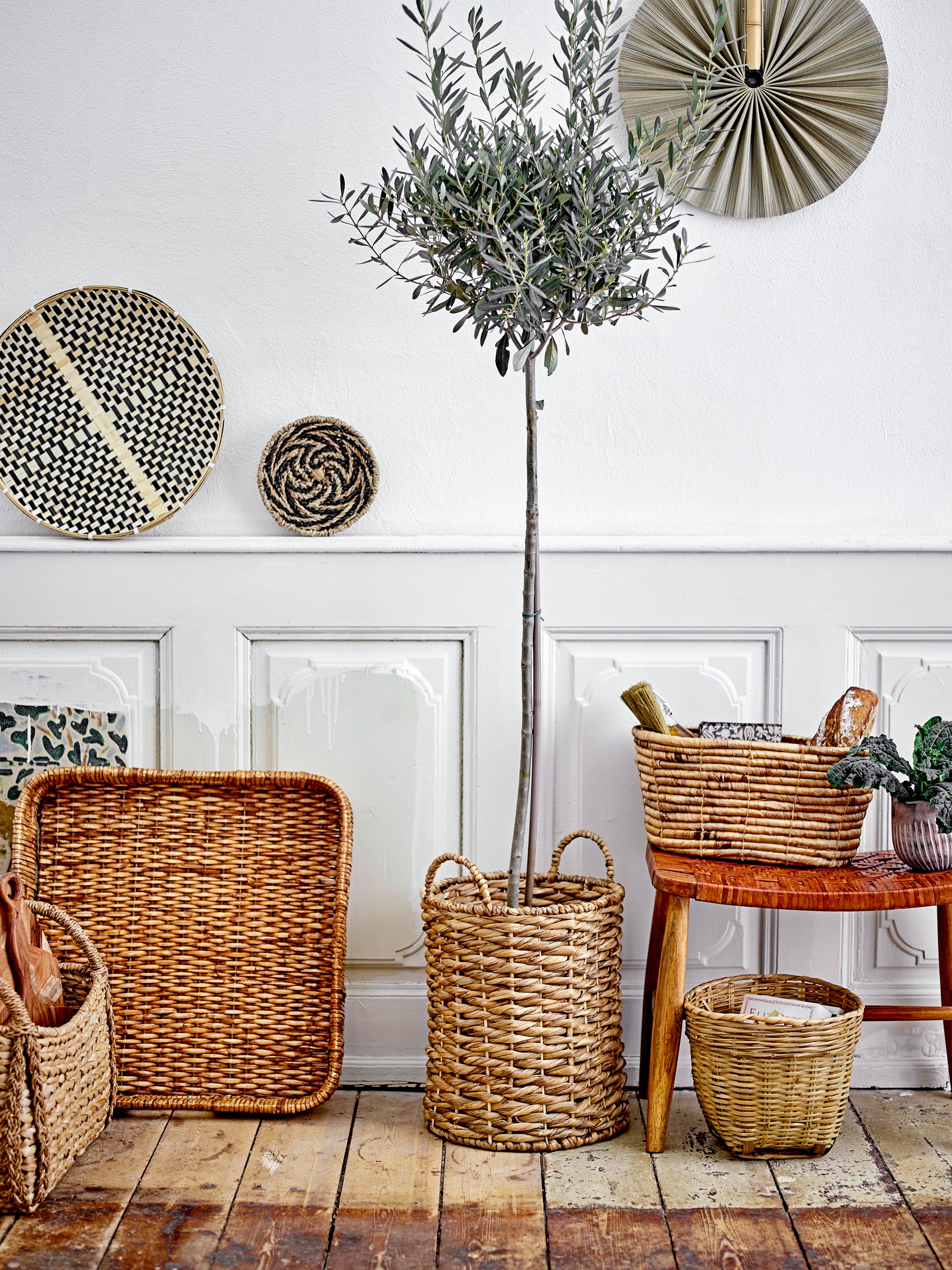 Selma - Basket - Natural - Bankuan Grass