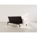 Adam - Sofá convertible Clic-Clac - 2 plazas - Tela texturizada - Beige