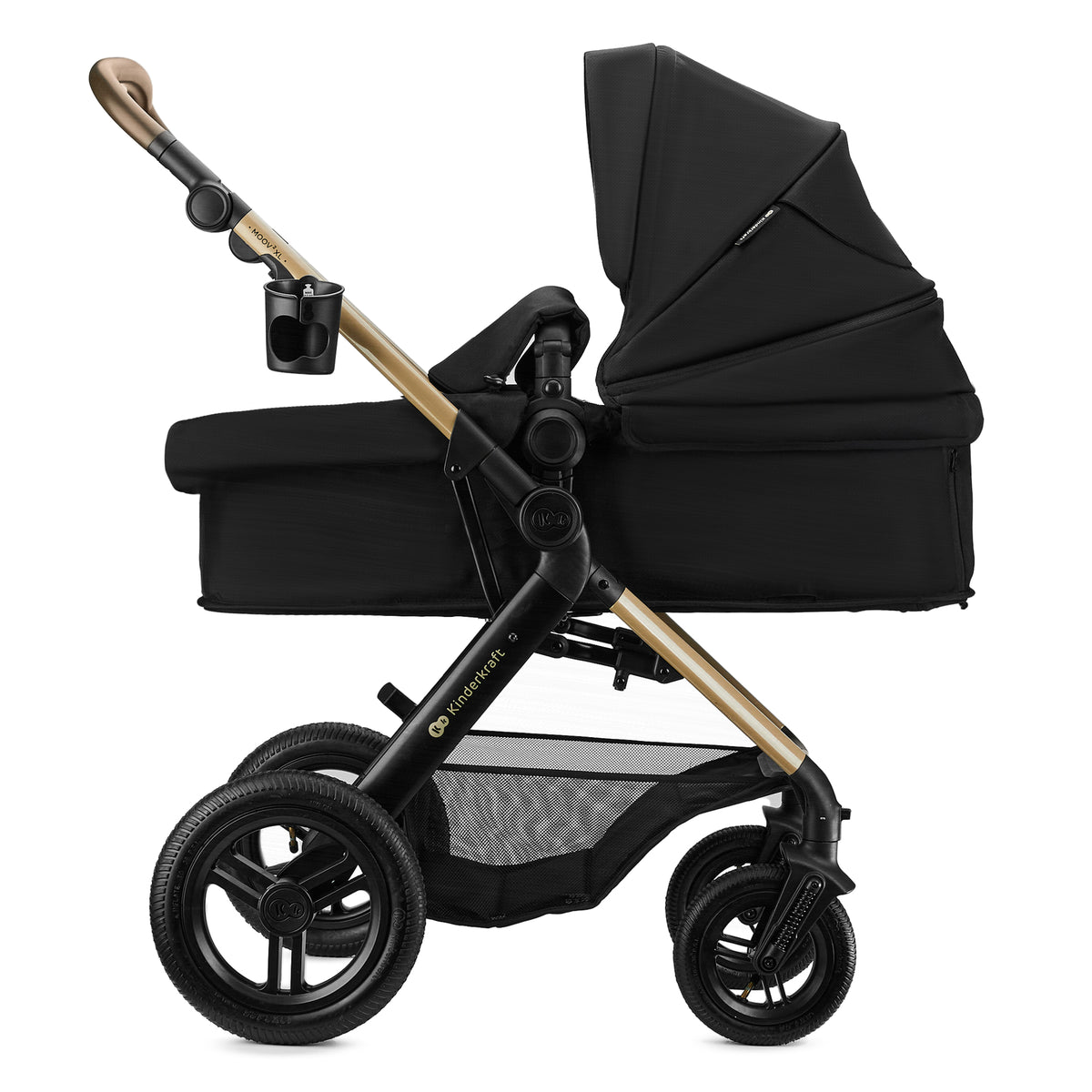 Moov 2 XL Black Trio Pushchair