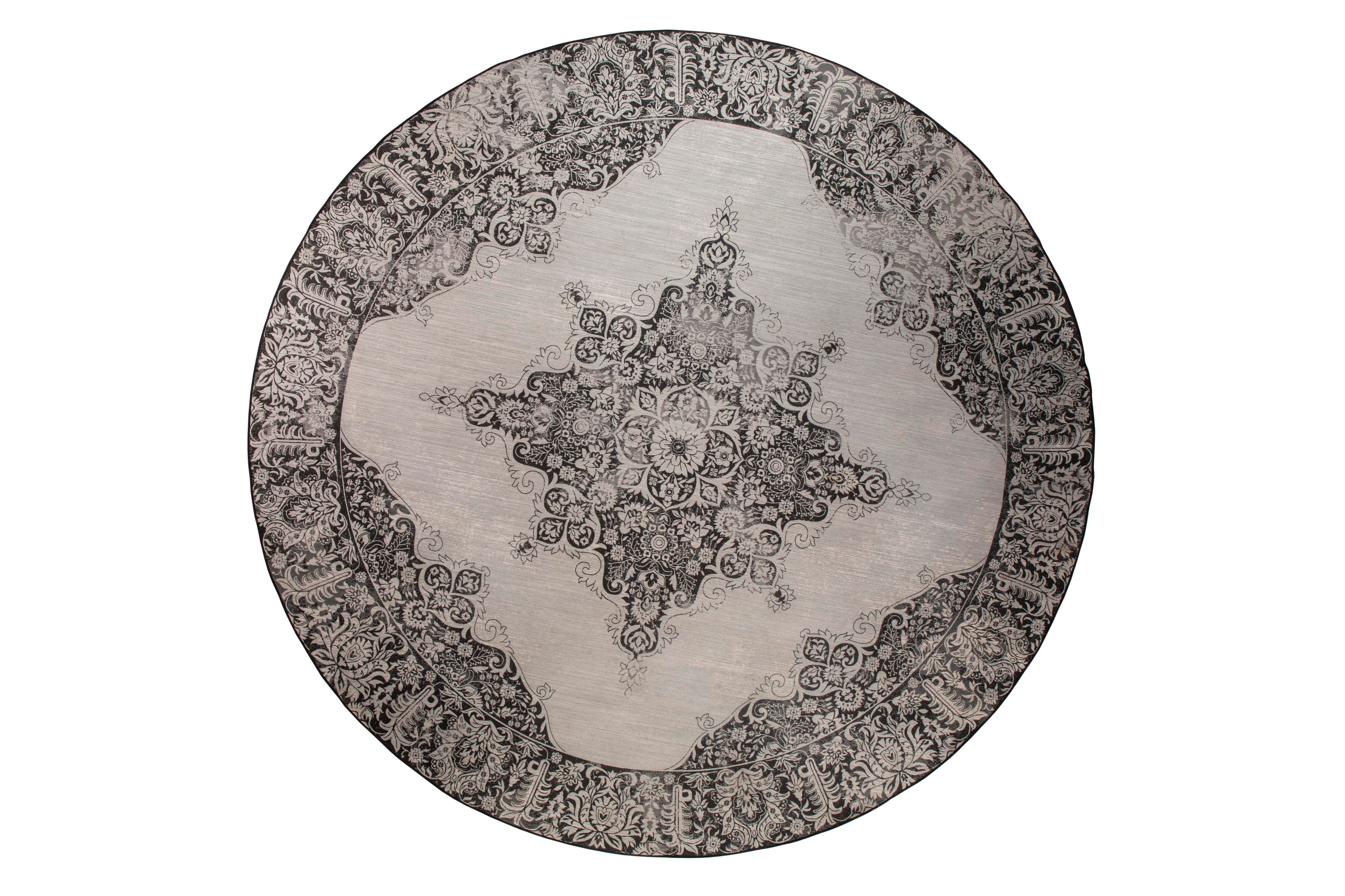 Coventry Round '280 - Outdoor Rug - Decolan - Black