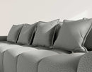 Adelaide - Reversible Corner Sofa - 4 Seater - Textured Fabric - Gray