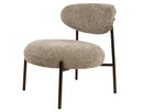 Adelia - Fauteuil - Tissu Texturé - Sable
