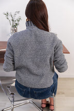 ADÈS Blue - Victorian Collar Cardigan