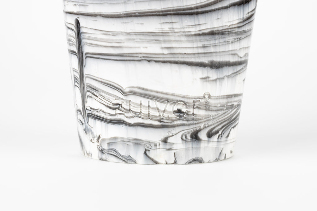 Conic S - Vase - Resin - Black/White/Grey