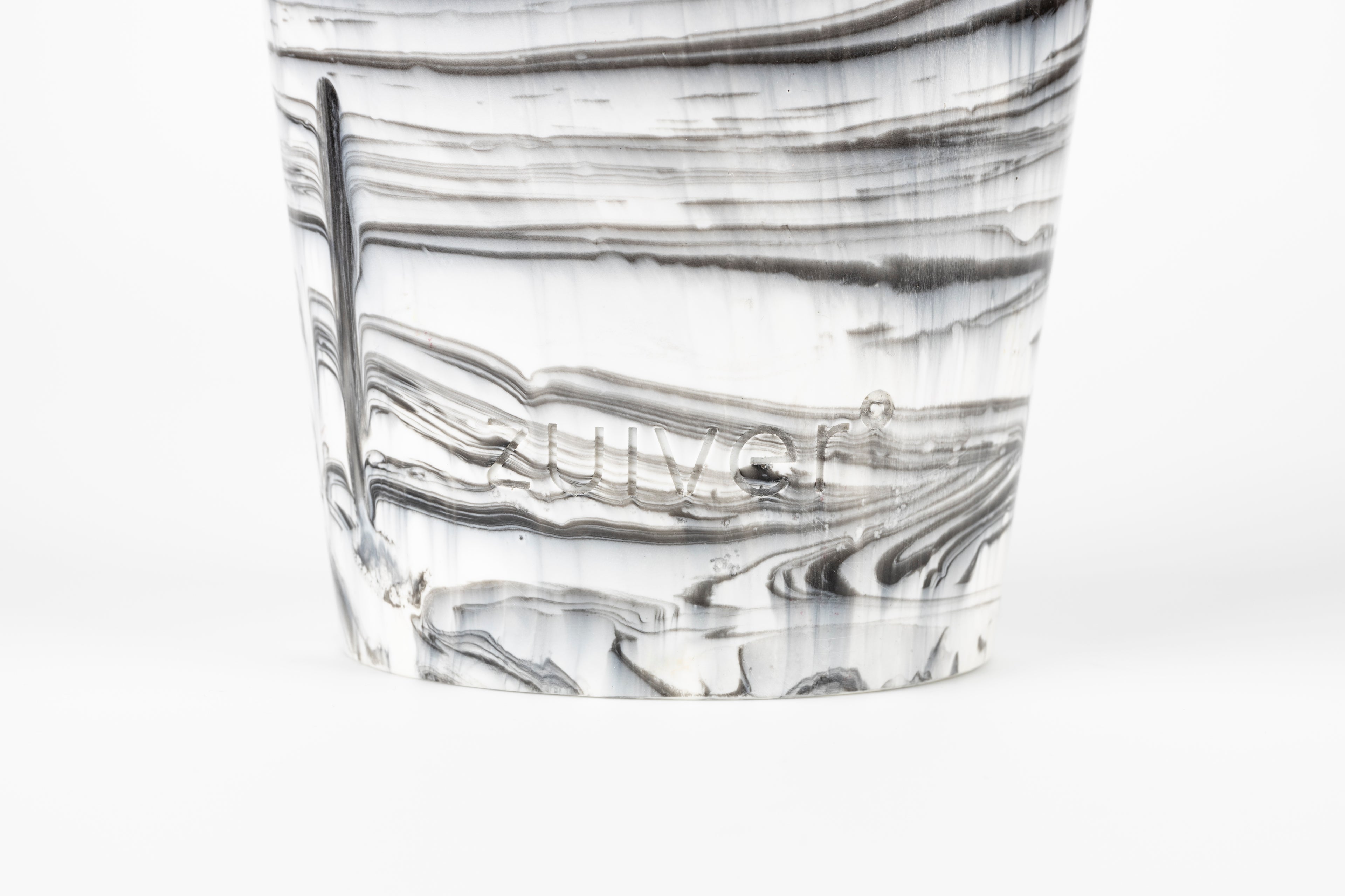 Conic S - Vase - Resin - Black/White/Grey