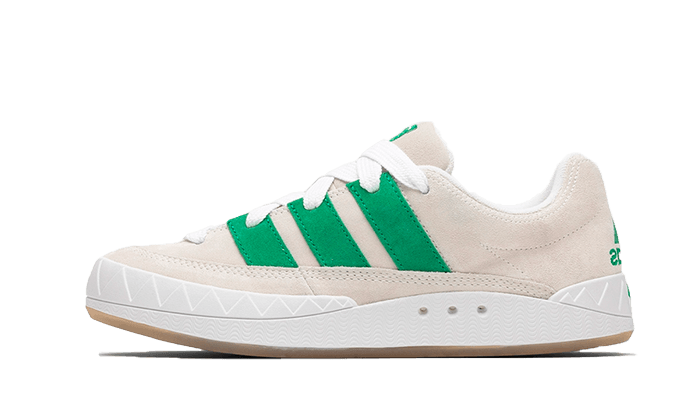 Adimatic Bodega Beams Off-White Green - Blanc