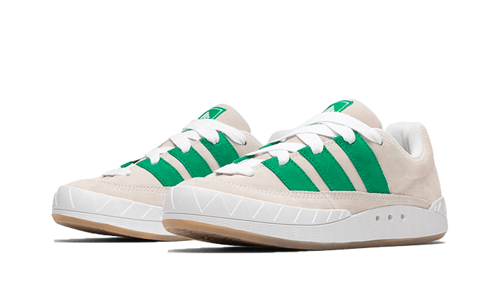 Adimatic Bodega Beams Off-White Green - Blanc