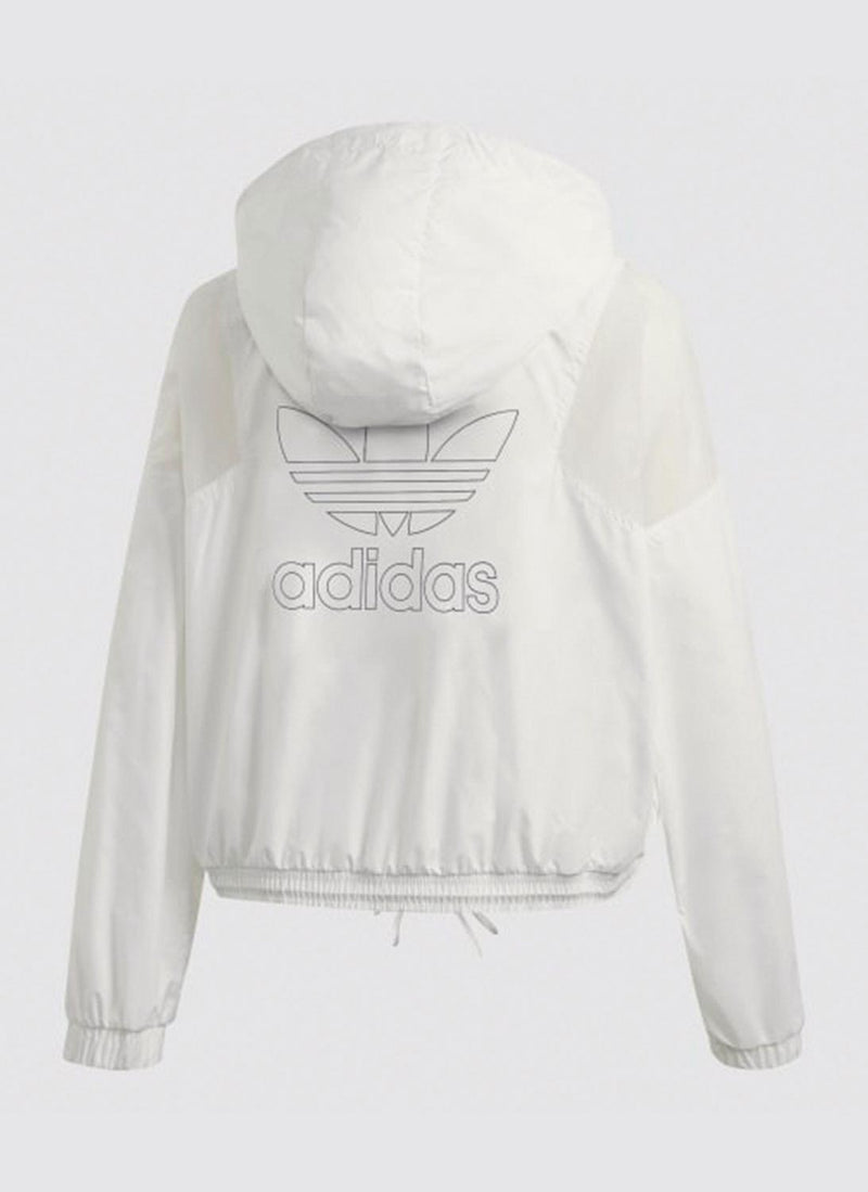 Adidas - Coupe Vent Cropped - Blanc - Femme