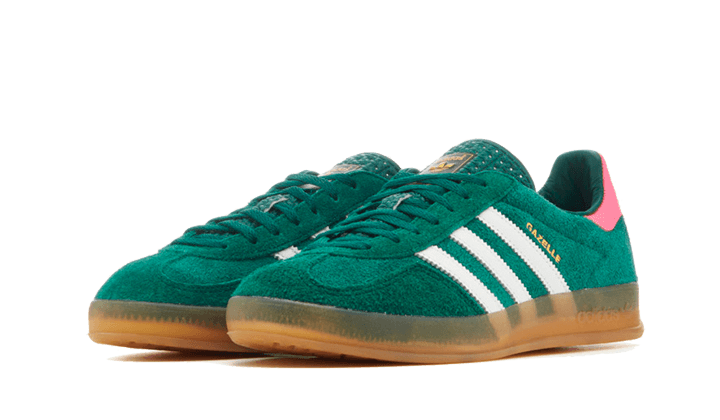 Gazelle Indoor Collegiate Green Lucid Pink - Vert