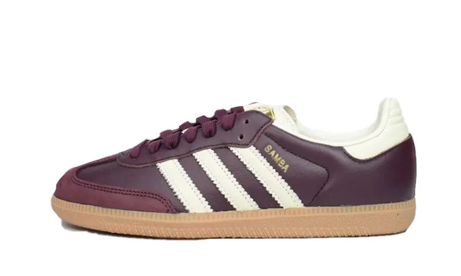 Samba Og Maroon Crewht Gold - Marron