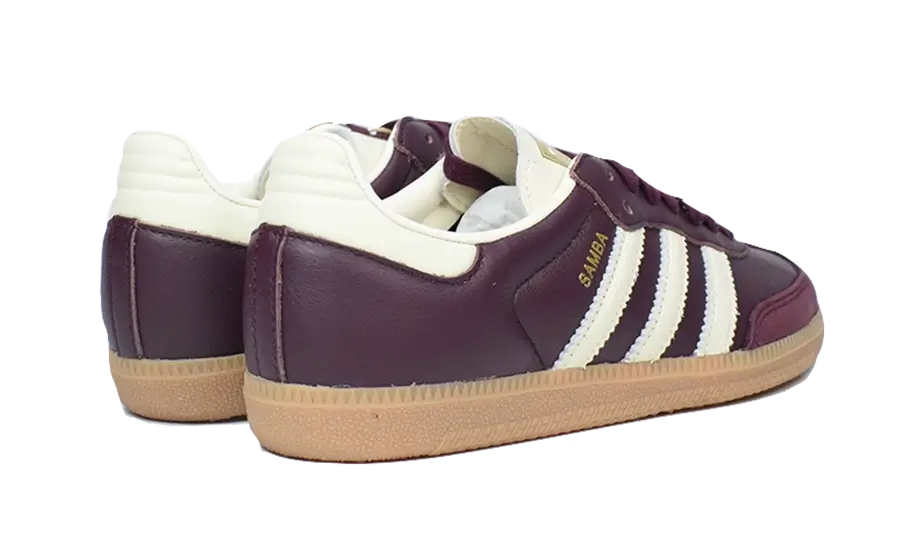 Samba Og Maroon Crewht Gold - Marron