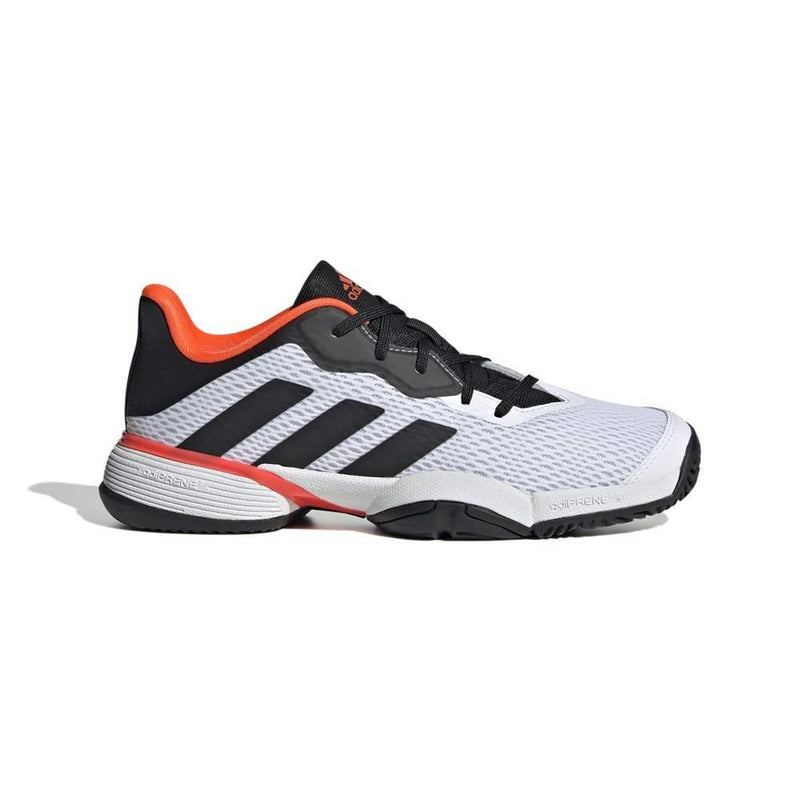 Adidas Barricade Allcourt Tennis Shoes - White, Black, Red