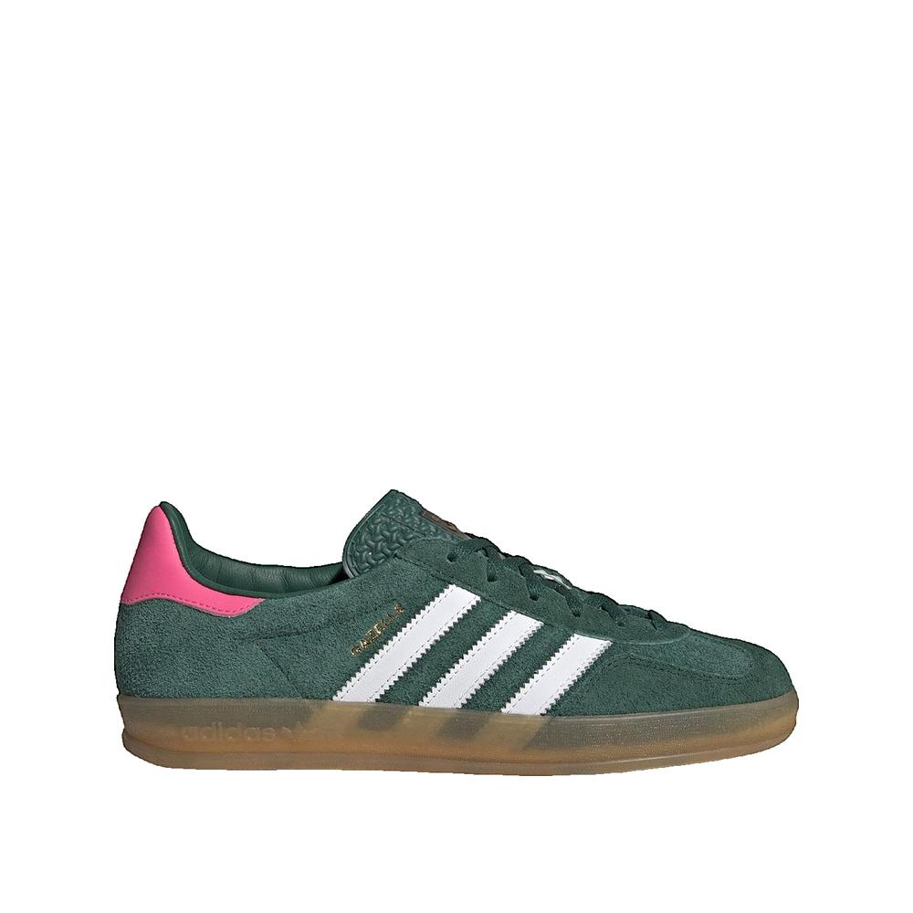 Adidas Gazelle Indoor - Damen-Sneaker Grün/Pink