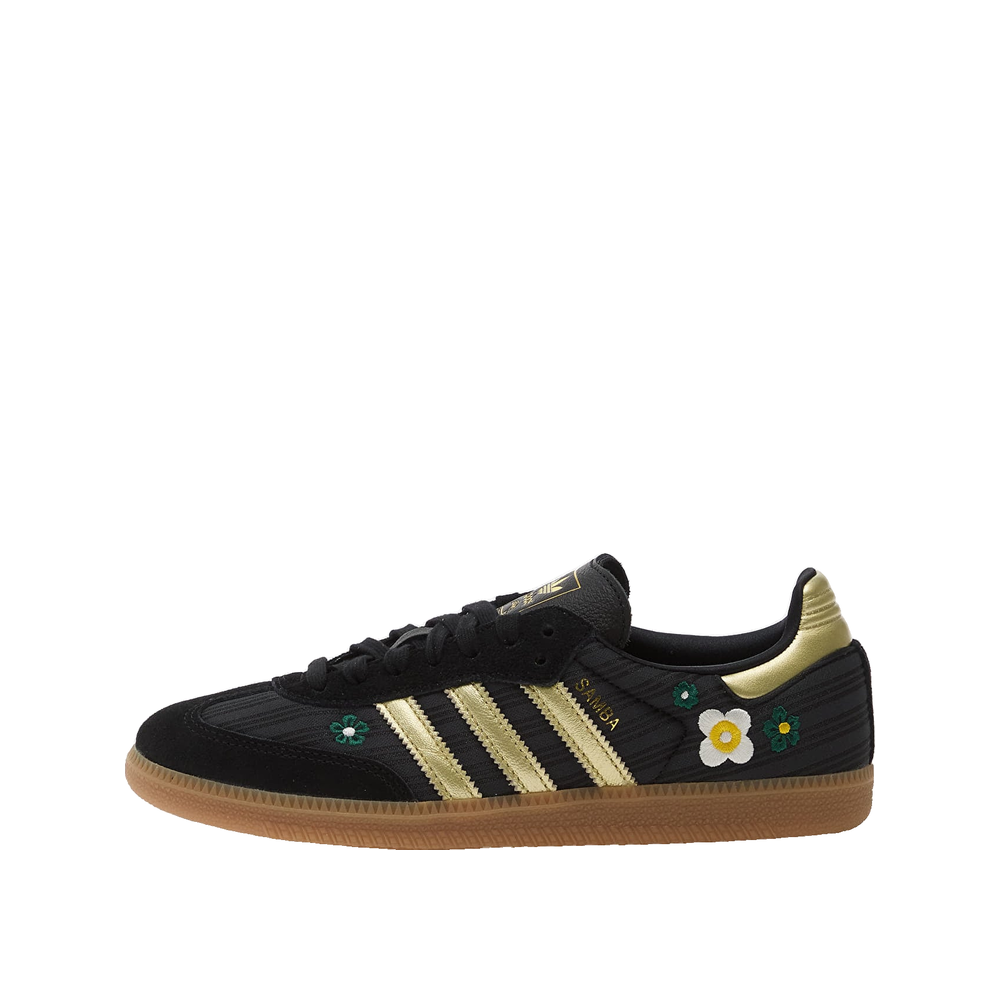 Adidas Samba OG - Damen-Sneaker Schwarz/Metallic-Gold