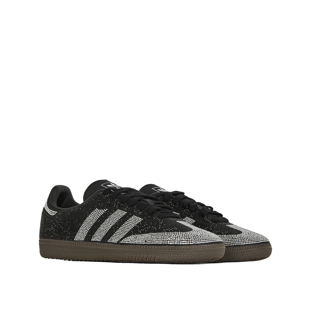 Adidas Samba OG Rhinestone Black Silver – Damen-Sneaker Schwarz/Silber