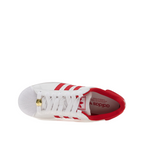 Adidas Superstar II - Men's Trainers White/Better Scarlet/Gold Metallic