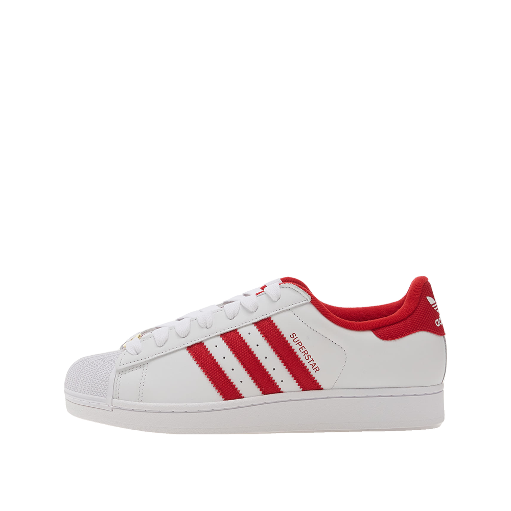 Adidas Superstar II - Men's Trainers White/Better Scarlet/Gold Metallic