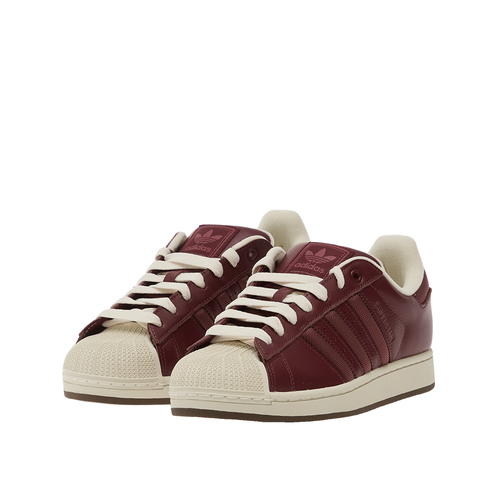 Adidas Superstar II - Heren sneakers Schaduwrood/Gebroken wit