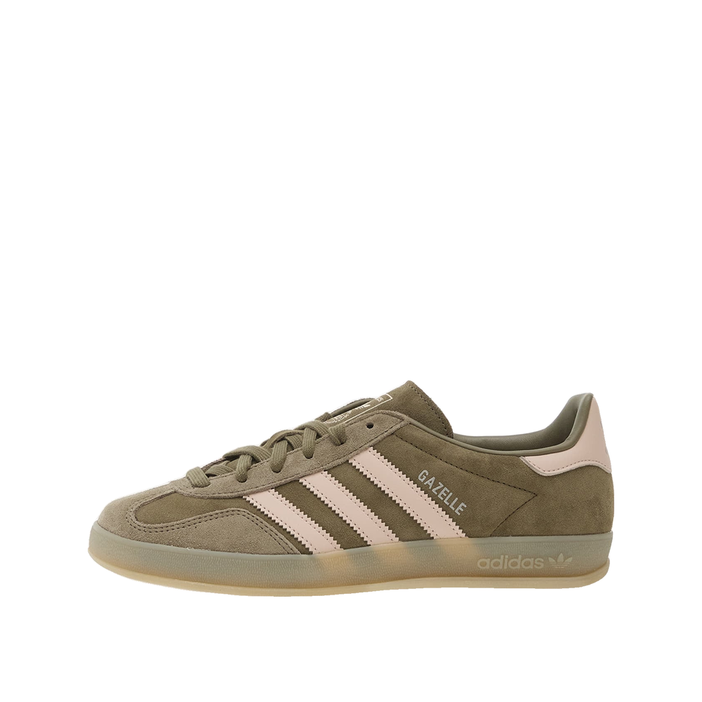 Adidas Gazelle Indoor - Herren-Sneaker Olive Strata/Wonder Aqua/Clay