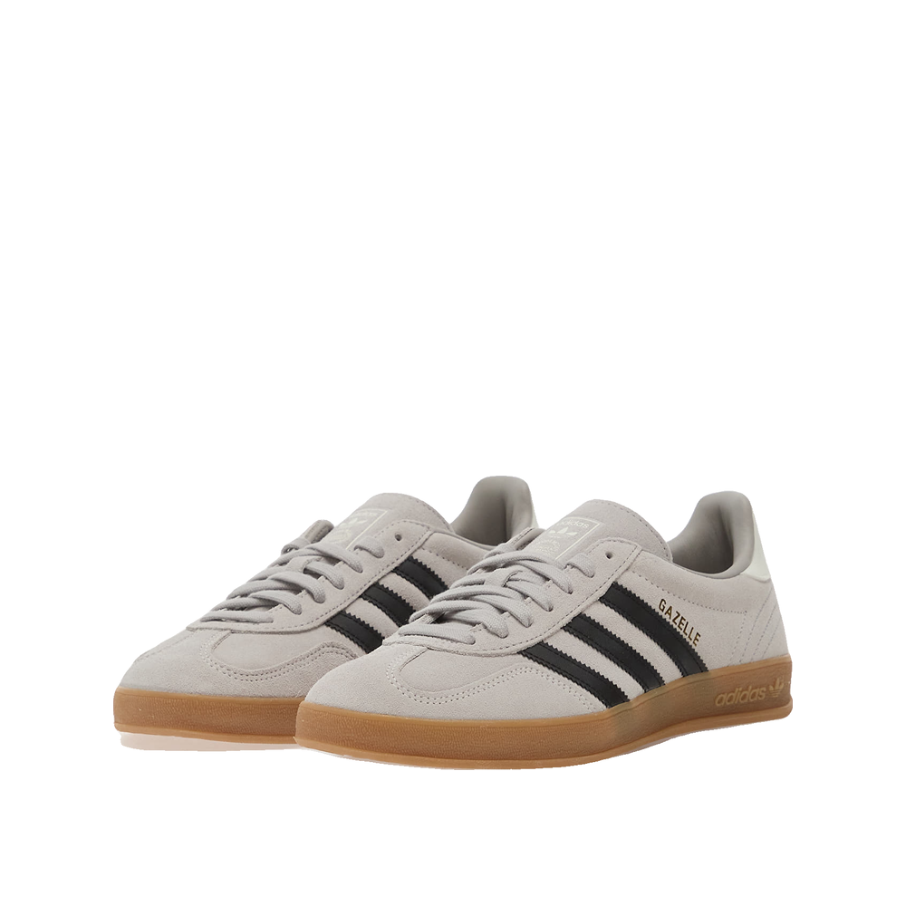 Adidas Gazelle Indoor - Herren-Sneaker Grau/Schwarz
