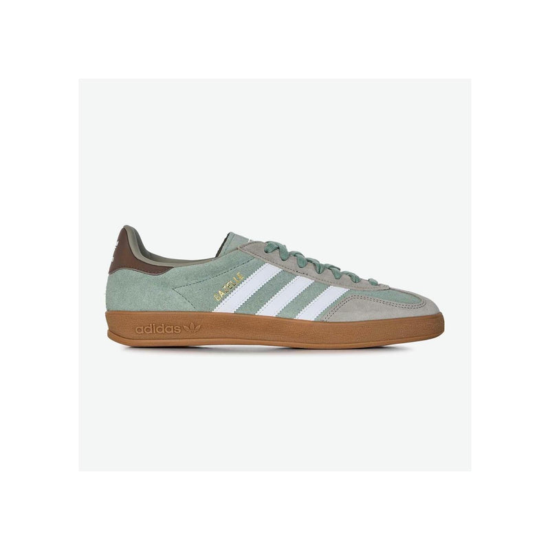Baskets Gazelle Indoor - Argent Vert