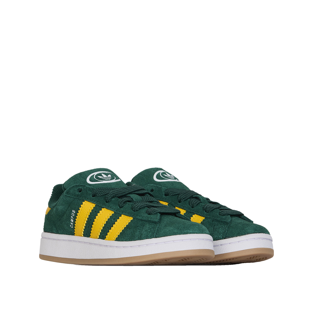 Adidas Campus 00s - Kindersneakers Groen/Geel