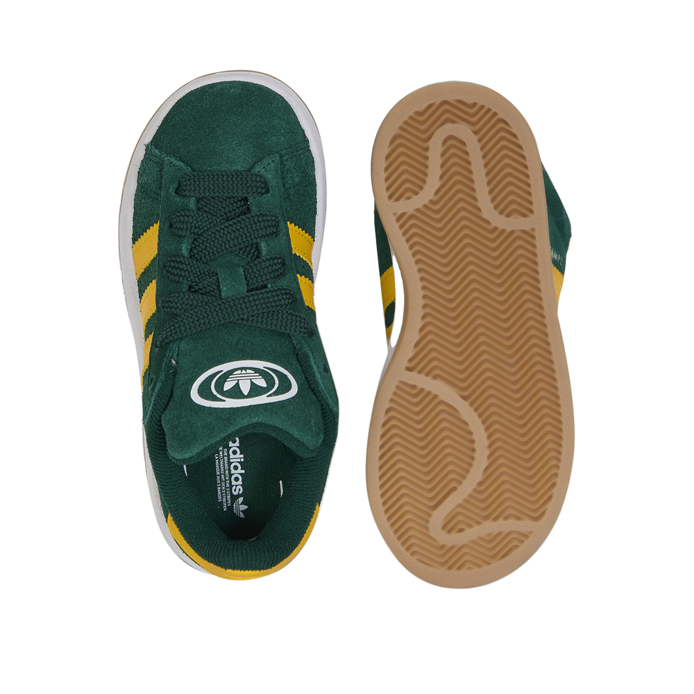 Adidas Campus 00s - Kindersneakers Groen/Geel