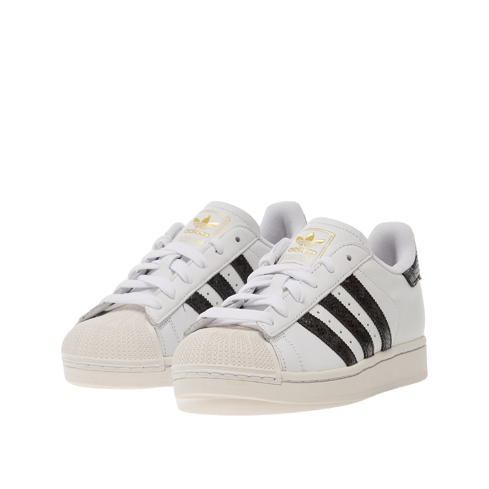 Adidas Superstar II - Damen-Sneaker Weiß/Grau