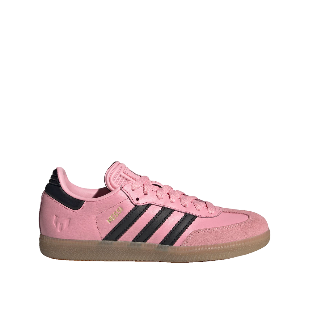 Adidas Samba Messi - Children's Football Boots Light Pink/Black