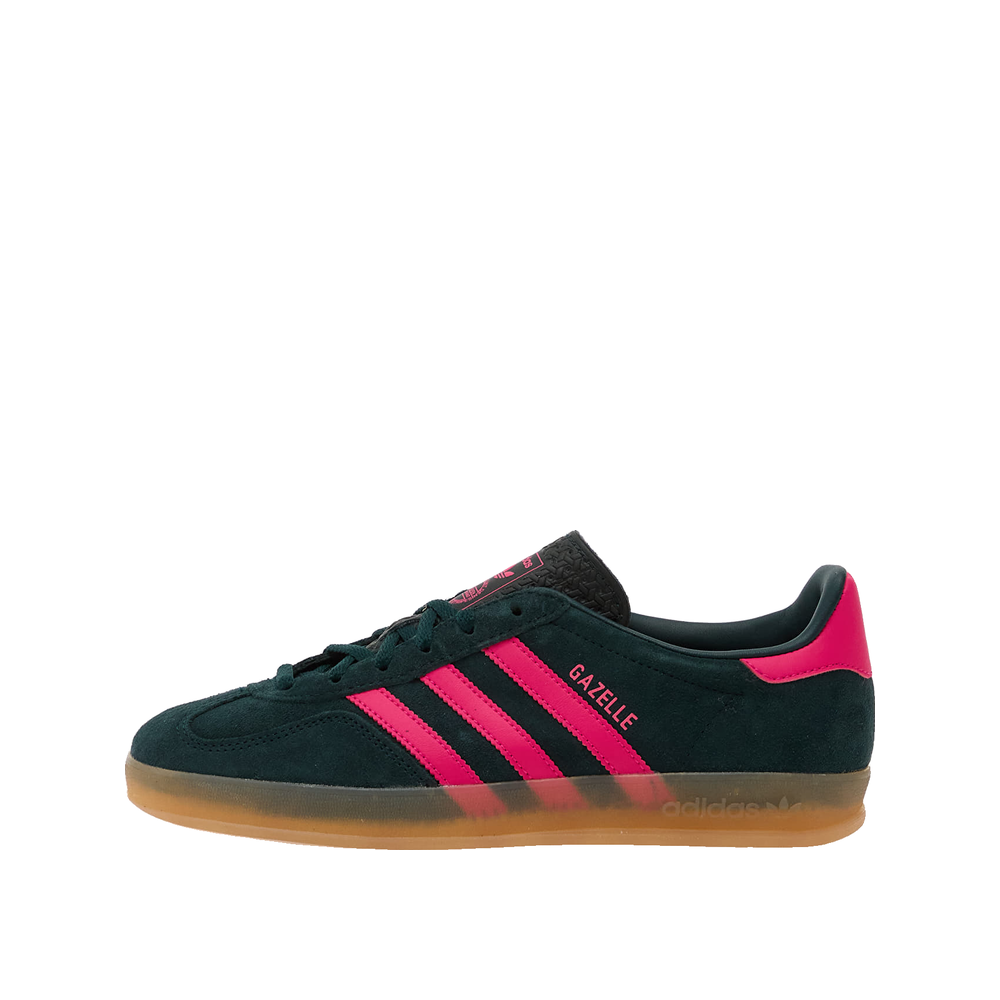 Adidas Gazelle Indoor - Dames sneakers Aura Ivy/Shock Pink/Gum
