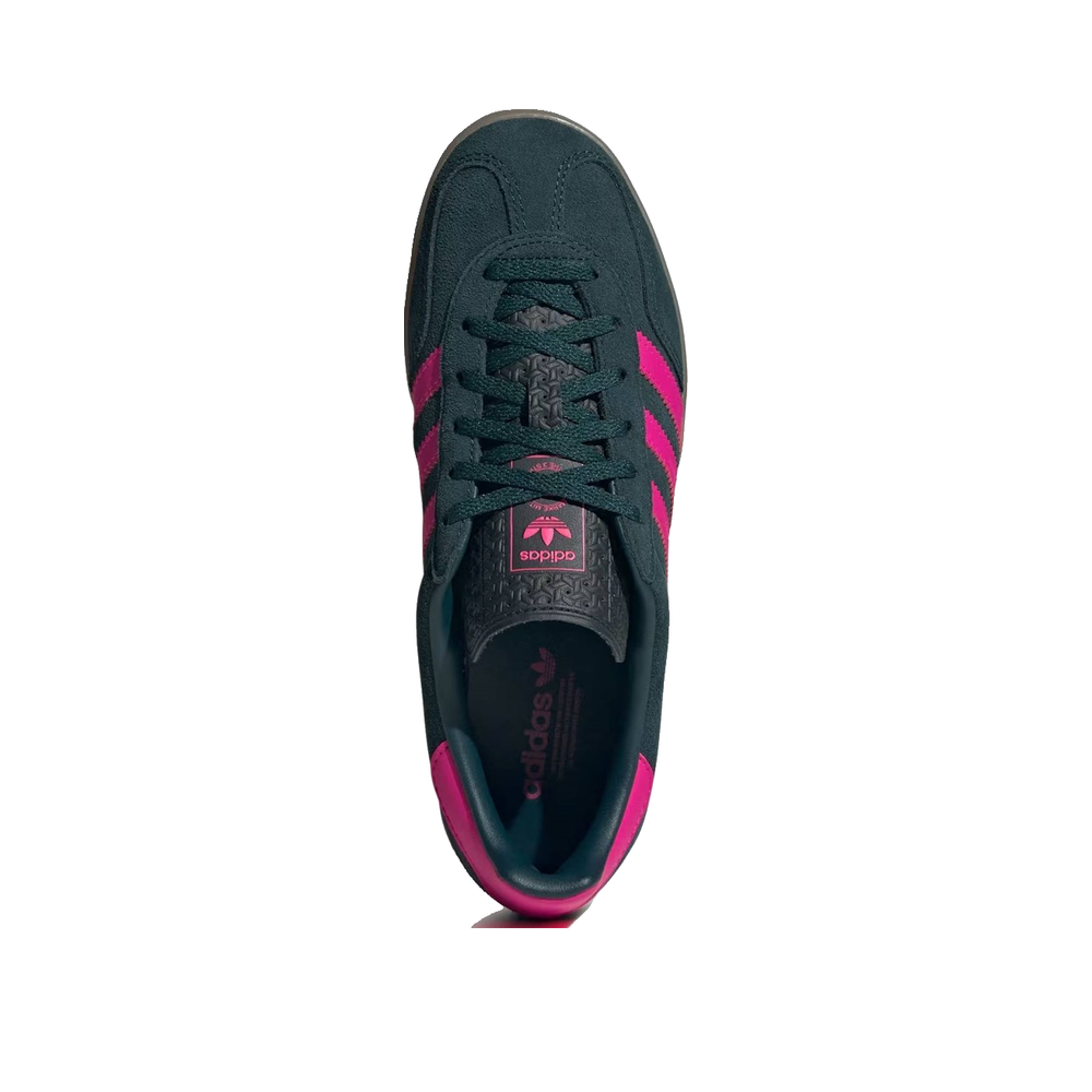 Adidas Gazelle Indoor - Dames sneakers Aura Ivy/Shock Pink/Gum