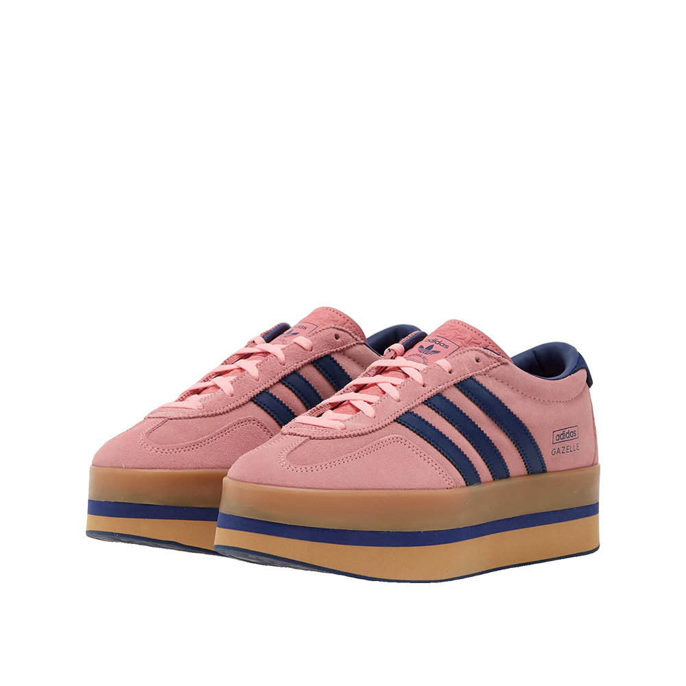 Adidas Gazelle Stack W - Baskets Femme Glow Pink/Victory Blue/Gum