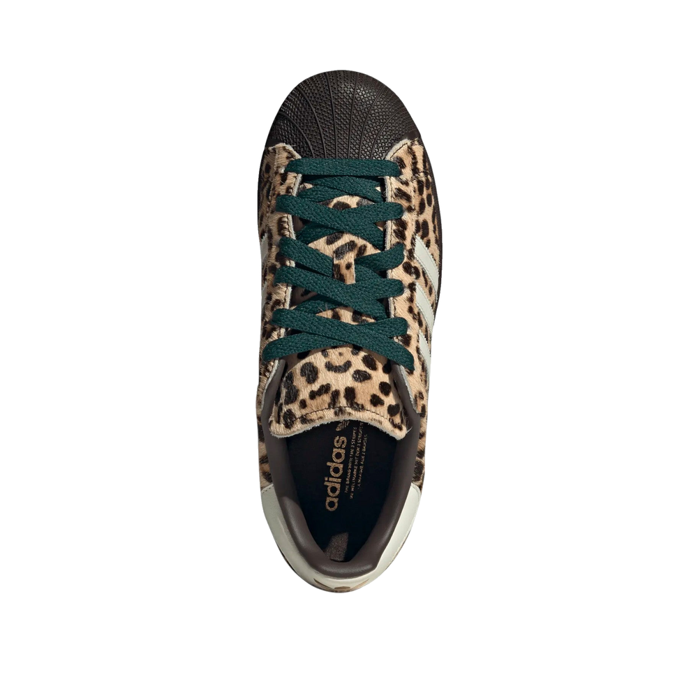 Adidas Superstar II - Sneakers Dame Mørkebrun/Elfenben/Metallisk guld