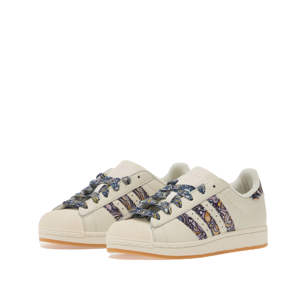 Adidas Superstar II - Sneakers Bambino Bianco/Fusion orchidée/Gomma