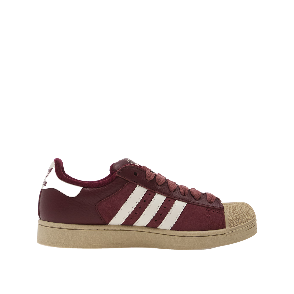 Adidas Superstar II - Herensneakers Maroon/Core White/Khaki Three