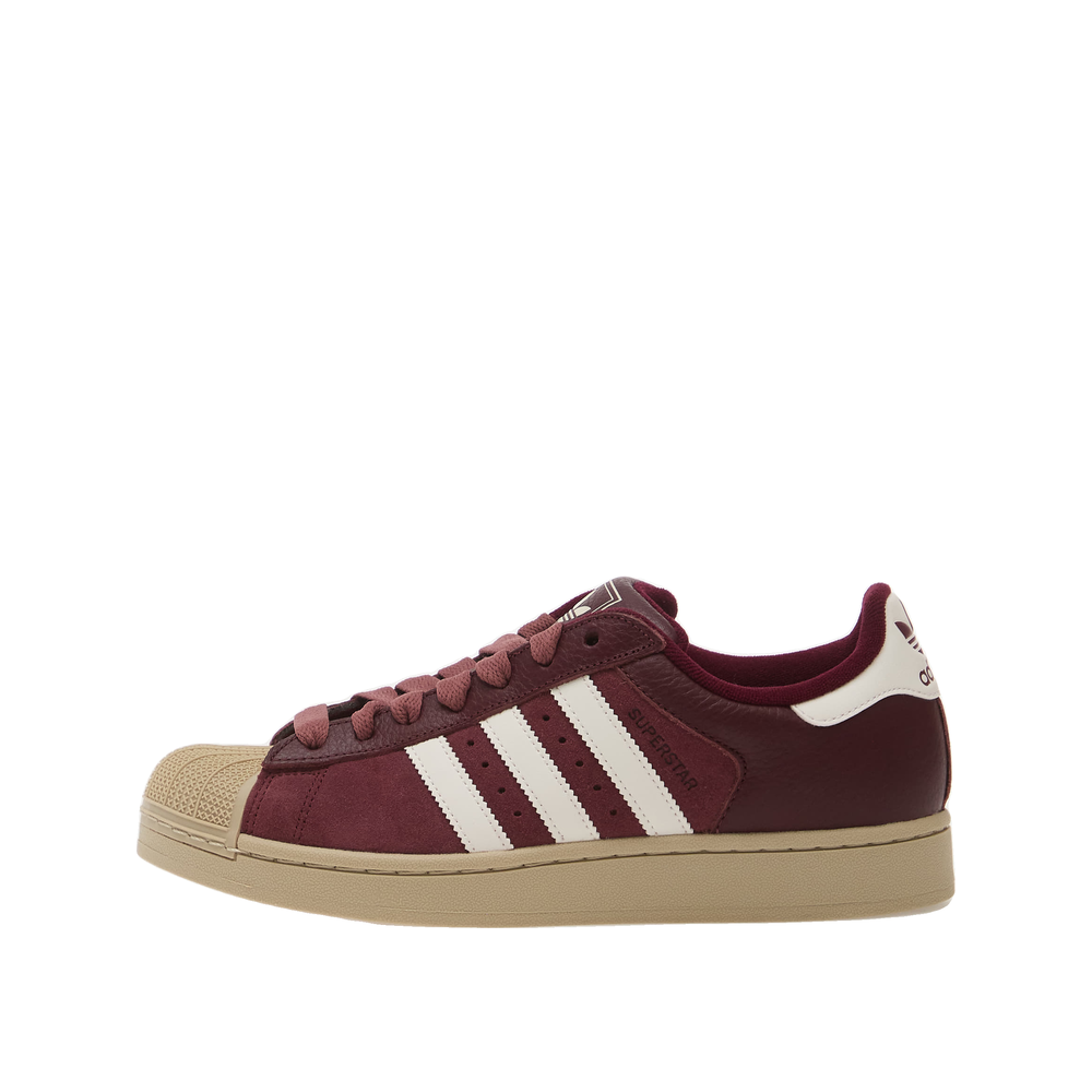 Adidas Superstar II - Herensneakers Maroon/Core White/Khaki Three
