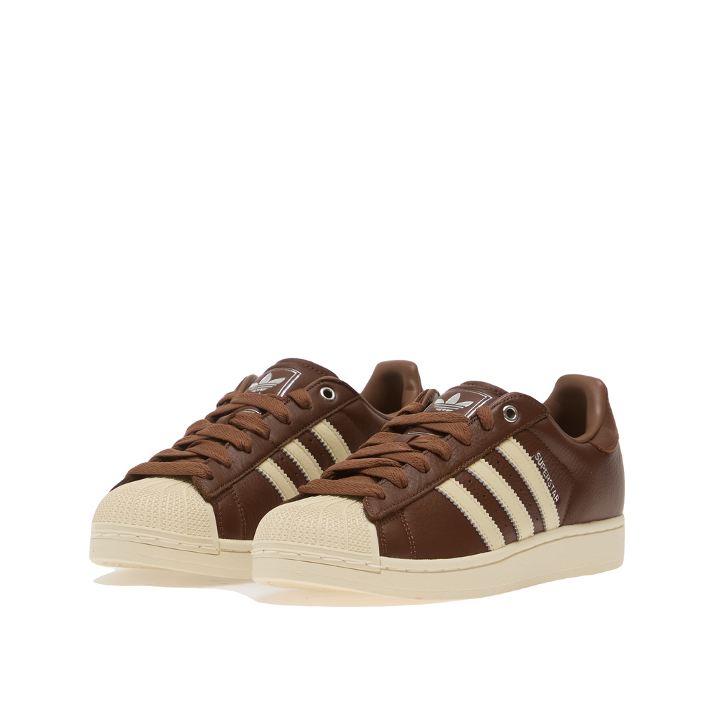Adidas Superstar II - Sneakers Uomo Marrone/Bianco crema/Argento metallizzato